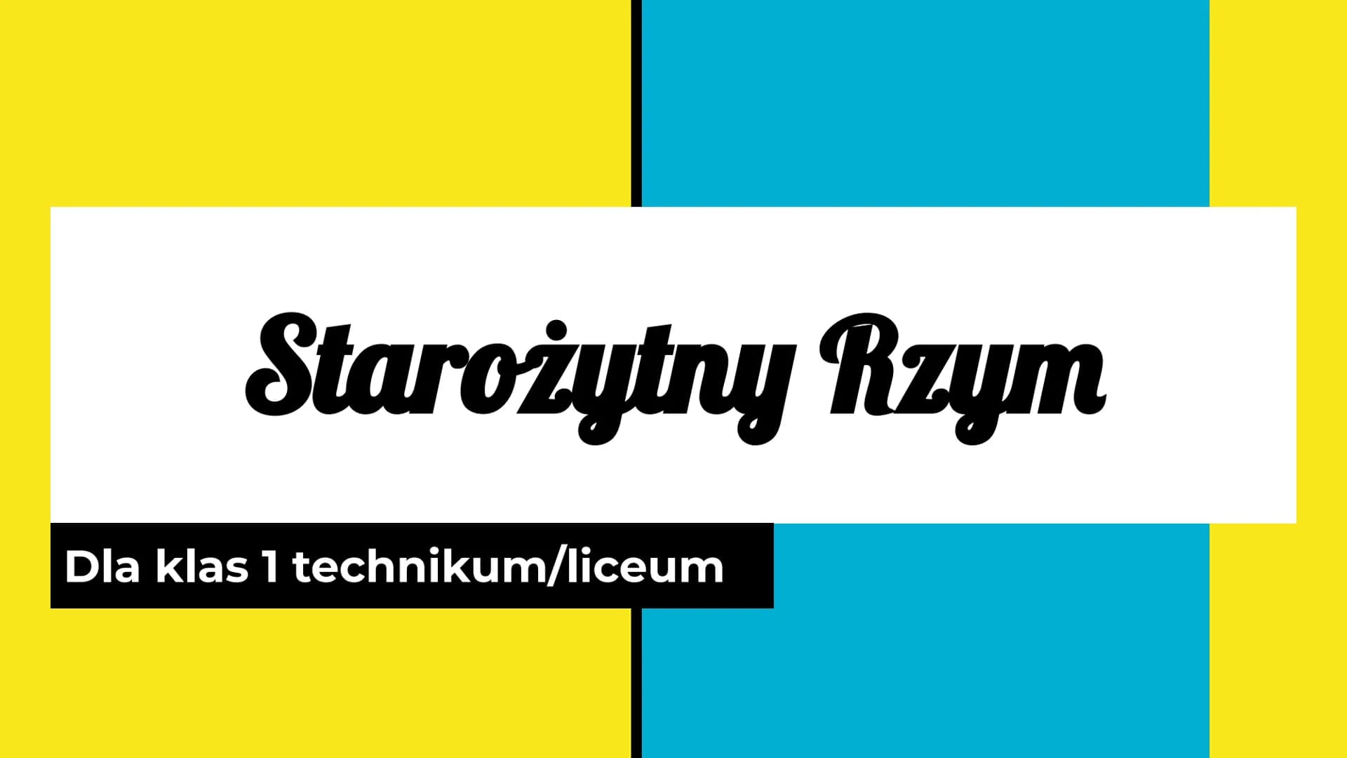 Starożytny Rzym
Dla klas 1 technikum/liceum Ważne Daty:
753-Data założenia Rzymu
509- Powstanie republiki Rzymskiej
30-Powstanie cesarstwa R
