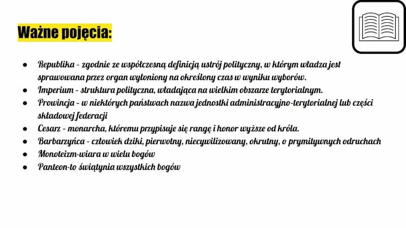 Starożytny Rzym
Dla klas 1 technikum/liceum Ważne Daty:
753-Data założenia Rzymu
509- Powstanie republiki Rzymskiej
30-Powstanie cesarstwa R