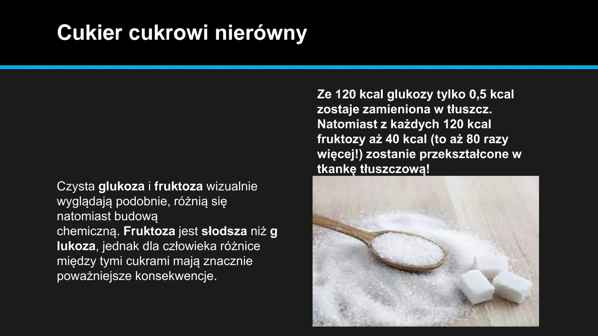 BB
OF
monosacharydy Co to cukry proste?
Cukry proste, inaczej monosacharydy,
zbudowane z węgla, wodoru i tlenu. To
pojedyncze cząsteczki, kt