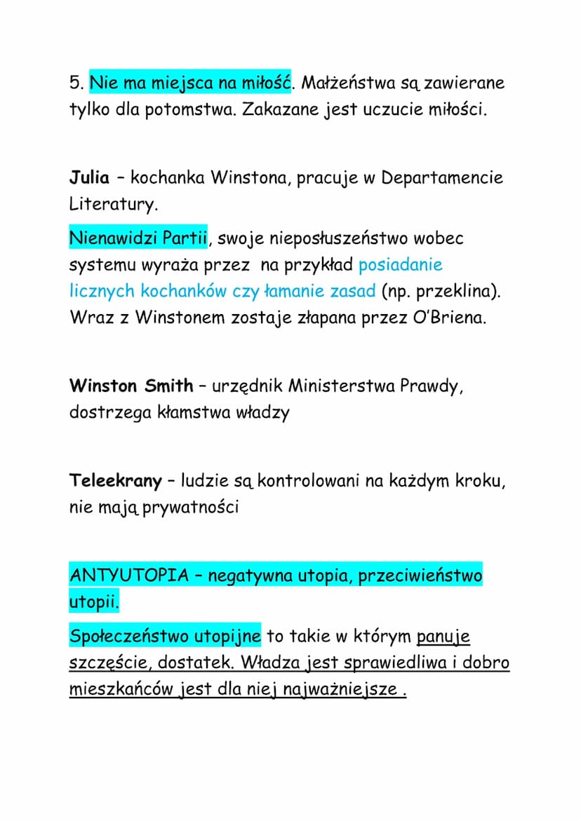 
<p>George Orwell opisał w swojej powieści Rok 1984 fikcyjną Oceanię, gdzie obywatele są poddani manipulacji i kontroli władz. Kluczowym ele