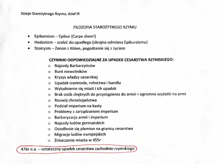 Dzieje Starożytnego Rzymu, dział III
1. REPUBLIKA RZYMSKA
753r. p.n.e. założenie Rzymu
509r. p.n.e. wprowadzenie republiki (koniec monarchii