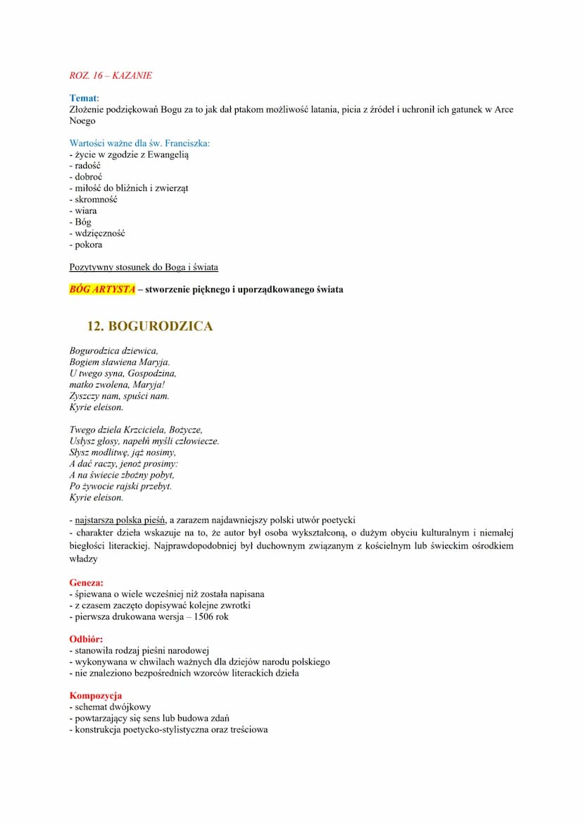 ŚREDNIOWIECZE
1. Nazwa
Nazwa średniowiecze powstała w epoce renesansu. Była nacechowana negatywnie - wiekami średnimi nazywano
bowiem mroczn