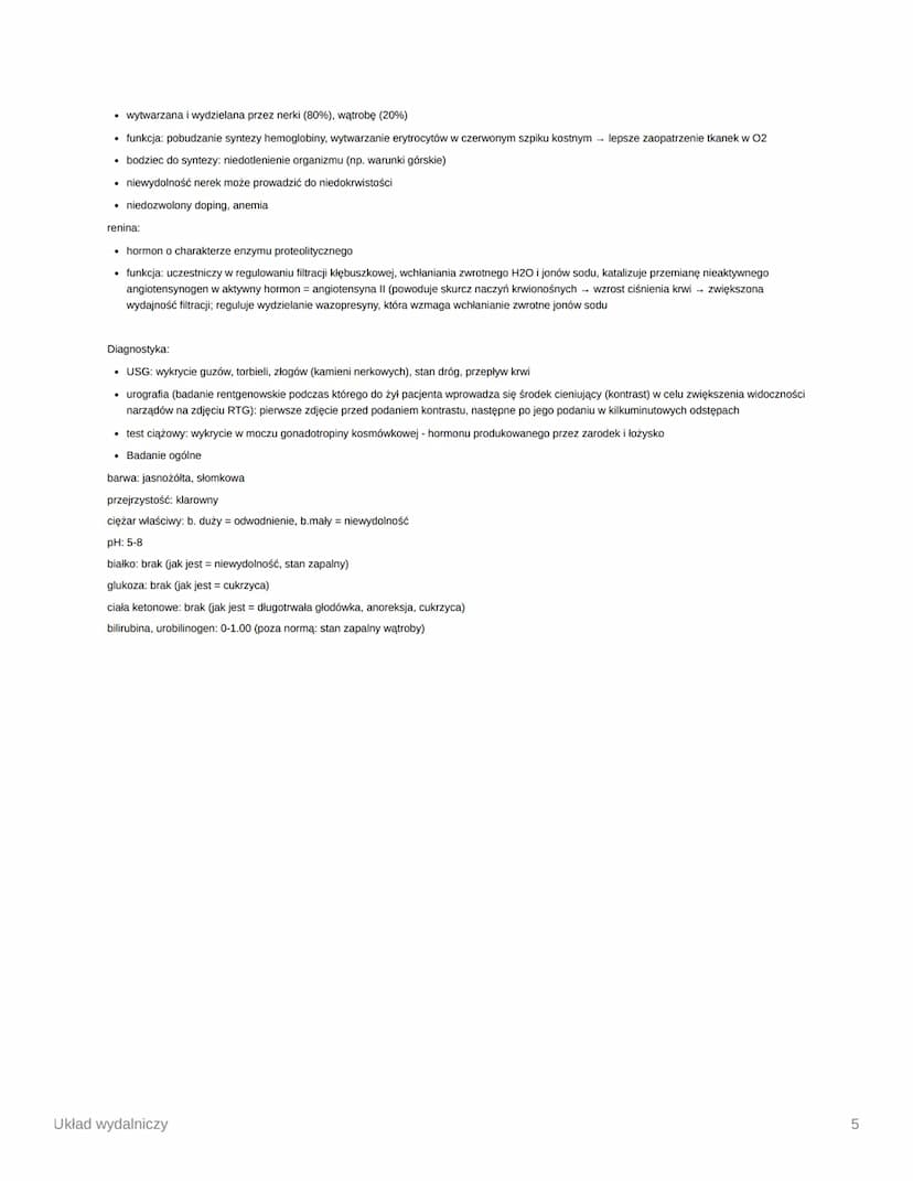 Układ wydalniczy
Week
Files
Column
Unit/Module
☐
osmoregulacja - procesy warunkujące utrzymanie równowagi wodno-elektrolitowej
wydalanie - u