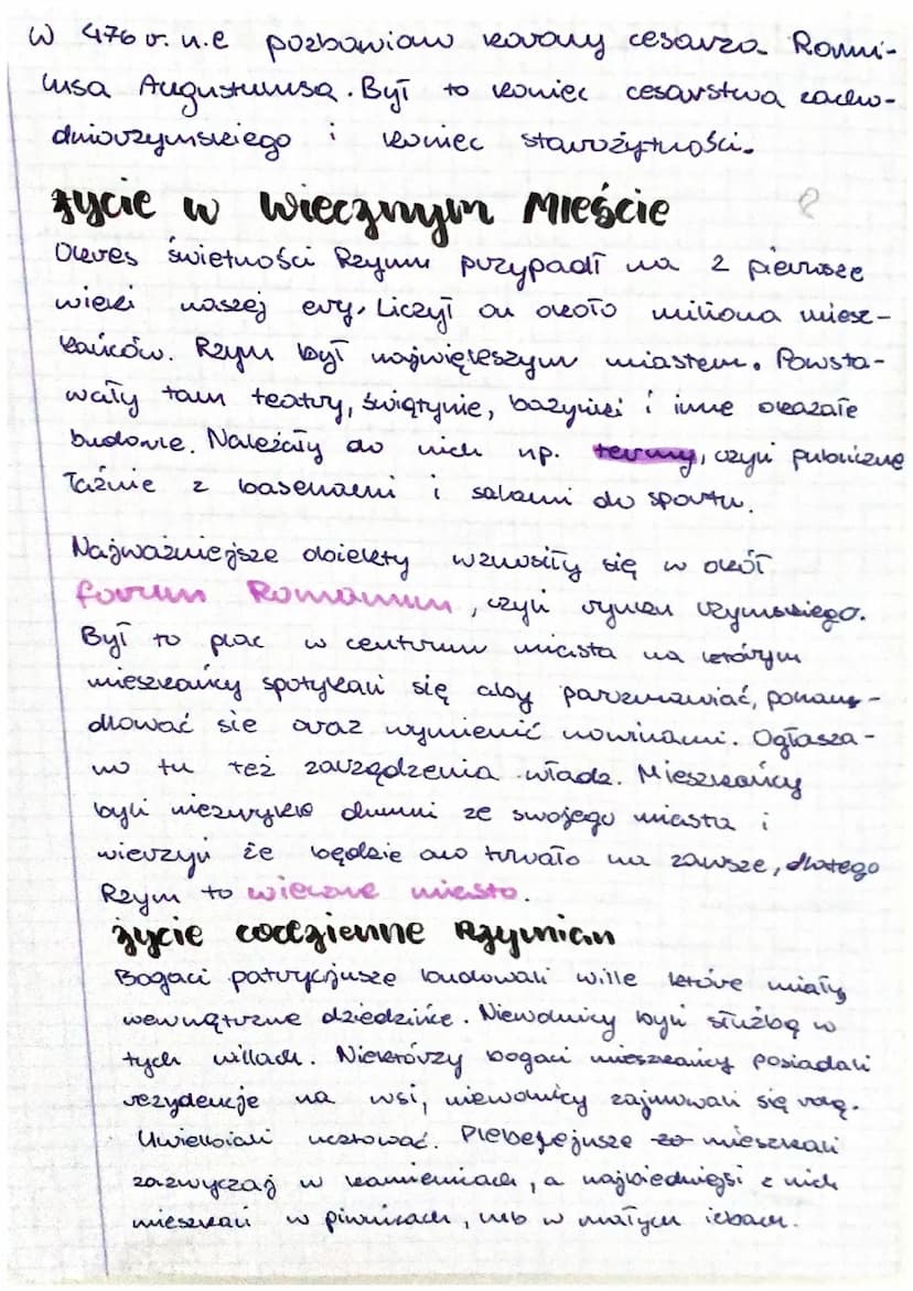 historia
1. ustroj starożytnego Rzymu
Począteri rzymu
W południowej Europie leży Półwysep Apeiński zwany
też Italia. W środkowej części tej 
