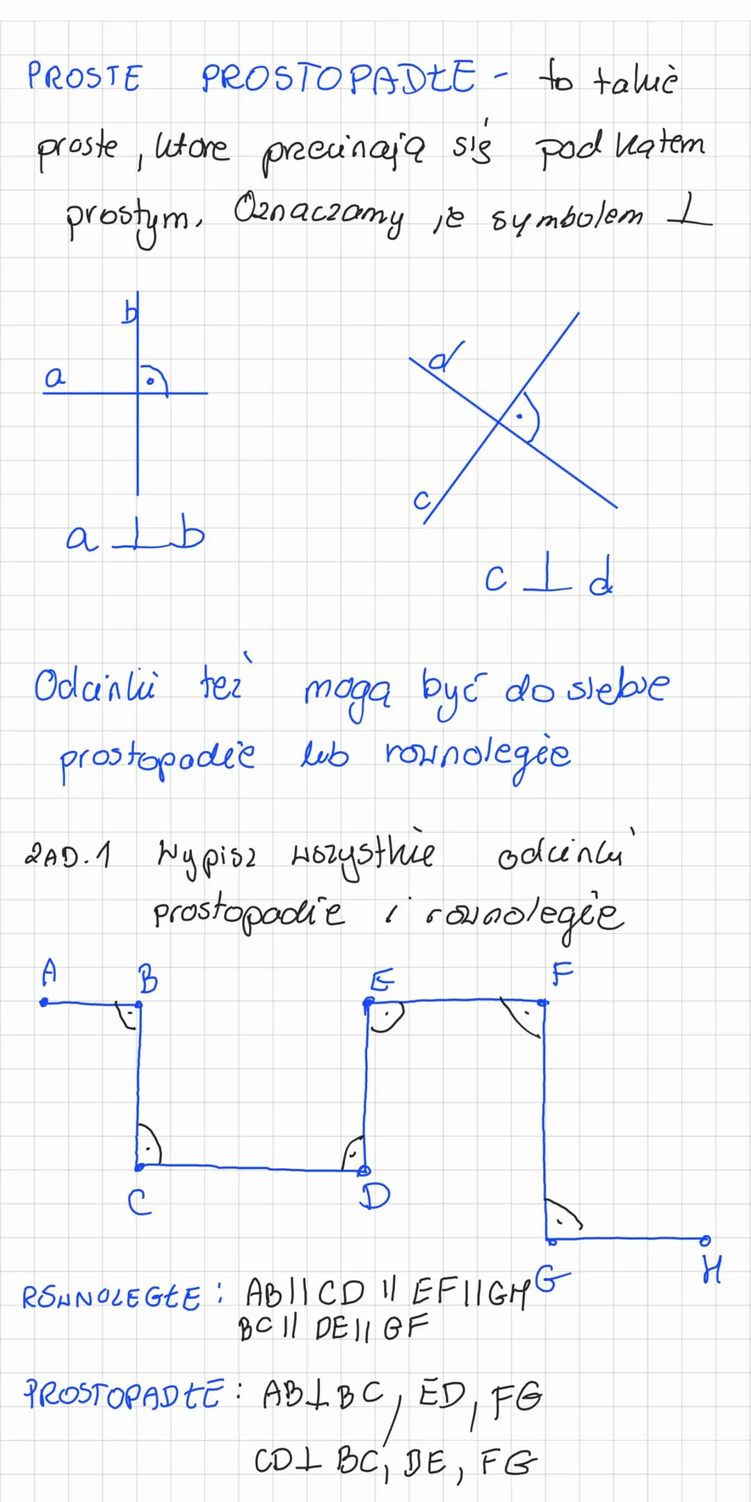 PROSTE I ODCINK/
linia na płasiuyénic I ktora
nie ma
początku
ani
końca ( to co widainy
Waadaniach to tylko fragment proster)
PROSTA
Pot PRO