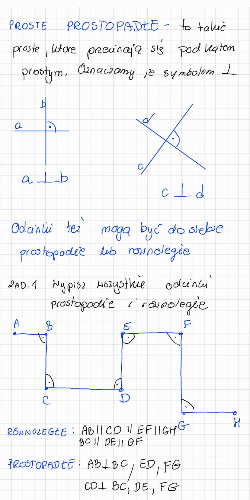PROSTE I ODCINK/
linia na płasiuyénic I ktora
nie ma
początku
ani
końca ( to co widainy
Waadaniach to tylko fragment proster)
PROSTA
Pot PRO