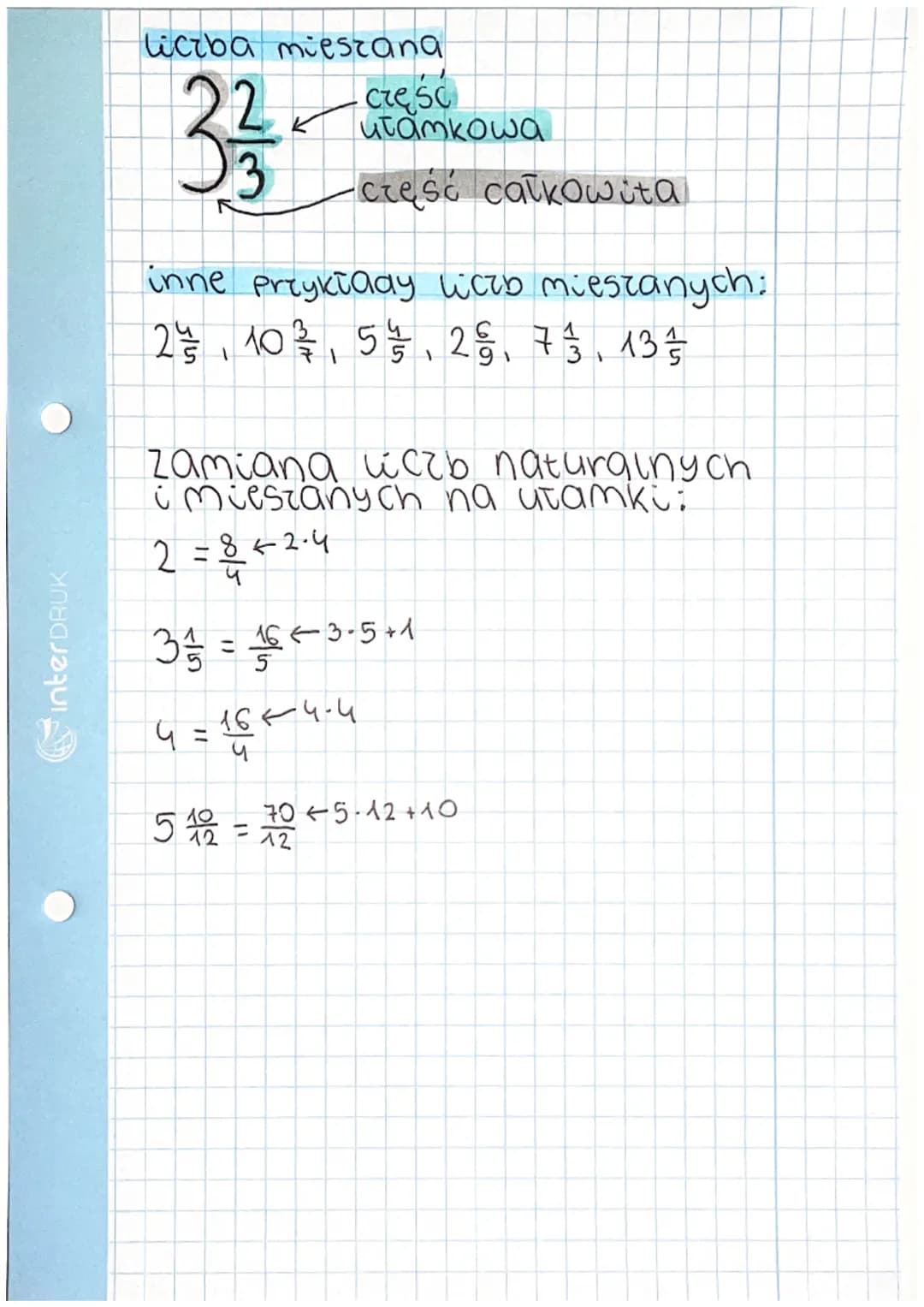 interDRUK
Oristamia
!!,%,! CLASS
1²
2
·licznik
-kreska utamkowa
Przykłady utamków:
3
28
25
f
71 41 12 1 9 18 26
utamki
właściwe
12
14
utamek