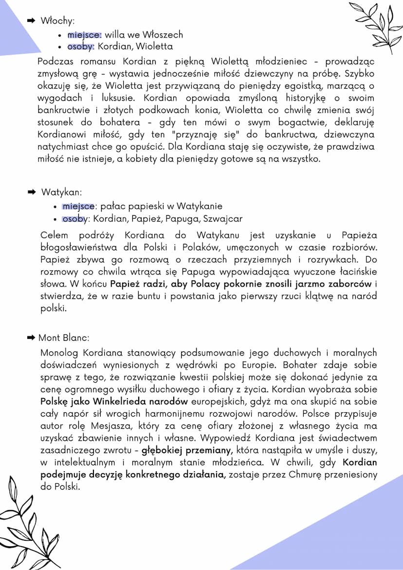 -Gastineh
➡dramat romantyczny
Kordian
Juliusz Słowacki
-Temat
koncepcja walki o wolność Polski - hasło "Polska Winkelriedem narodów"
·Polska