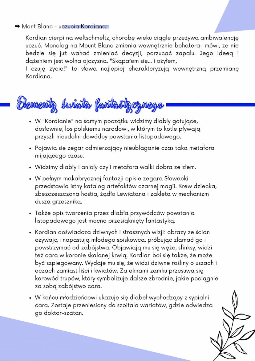 -Gastineh
➡dramat romantyczny
Kordian
Juliusz Słowacki
-Temat
koncepcja walki o wolność Polski - hasło "Polska Winkelriedem narodów"
·Polska