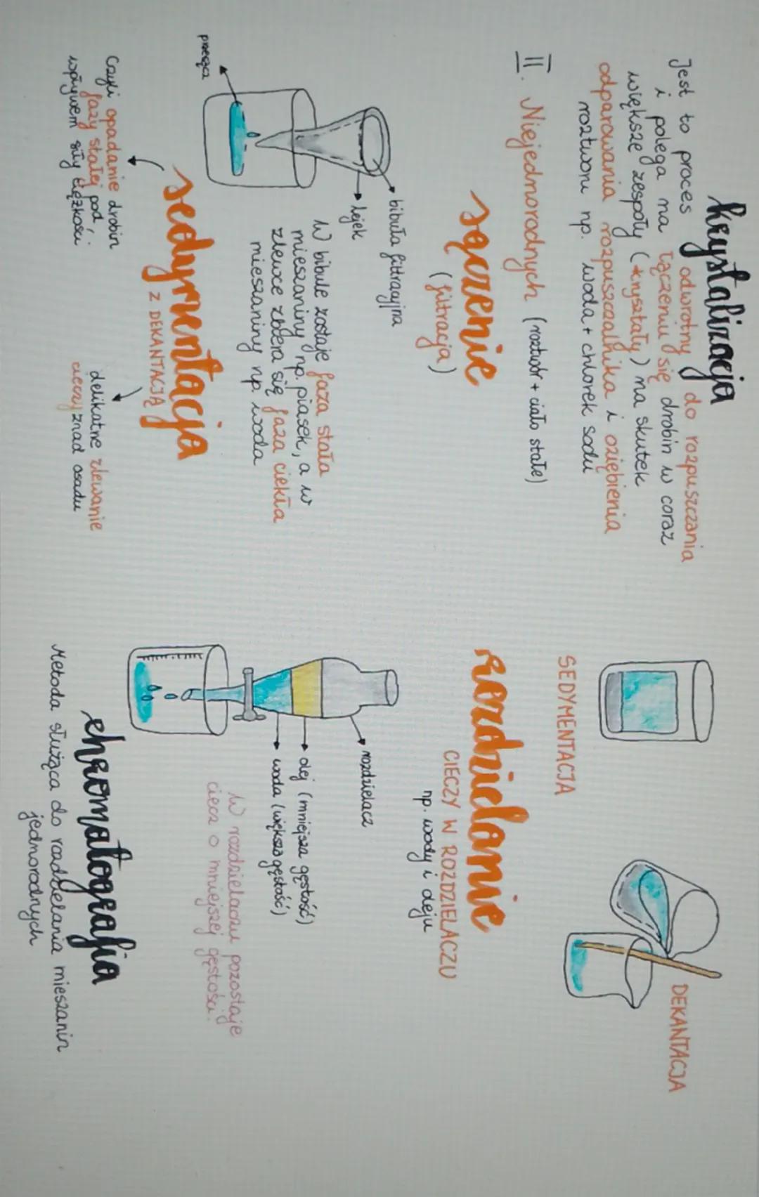 Rodzaje mieszanin i metody rozdzielania składników