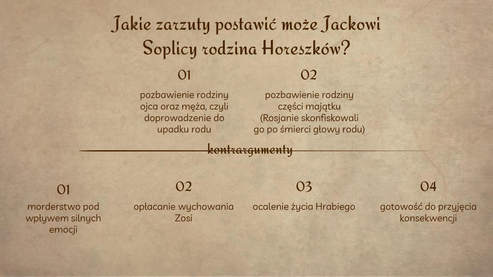 Jacek Soplica
Dzieje i charakterystyka
Helena Ggdek
Eliza Kaczmarek
KININ Wprowadzenie
Jacek Soplica/ksiądz Robak - główny
bohater, brat Sęd