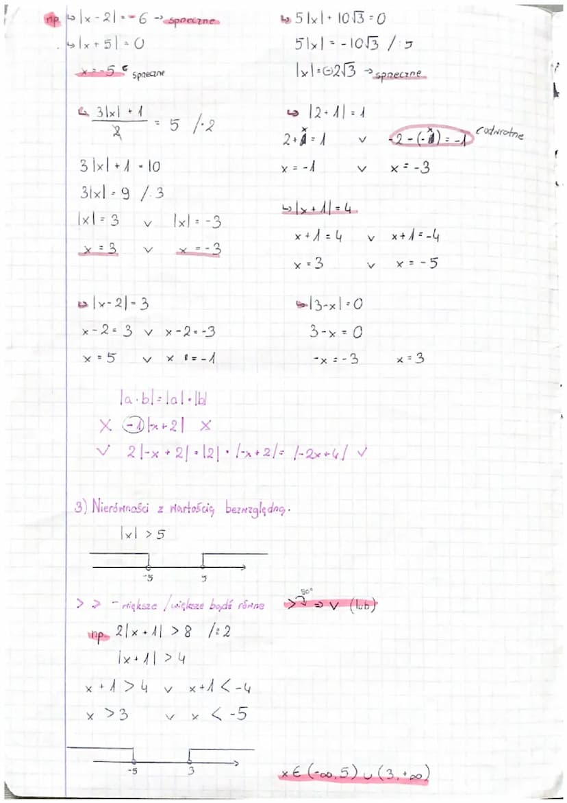 RÓWNANIA I NIERÓWNOŚCI Z WARTOŚCIĄ BEZHZGLĘDNA
KL. 2
1) Wartość bezwzględna liczby rzeczywistej
121=2
1-21=2
1xtr odległość liczby x na osi 