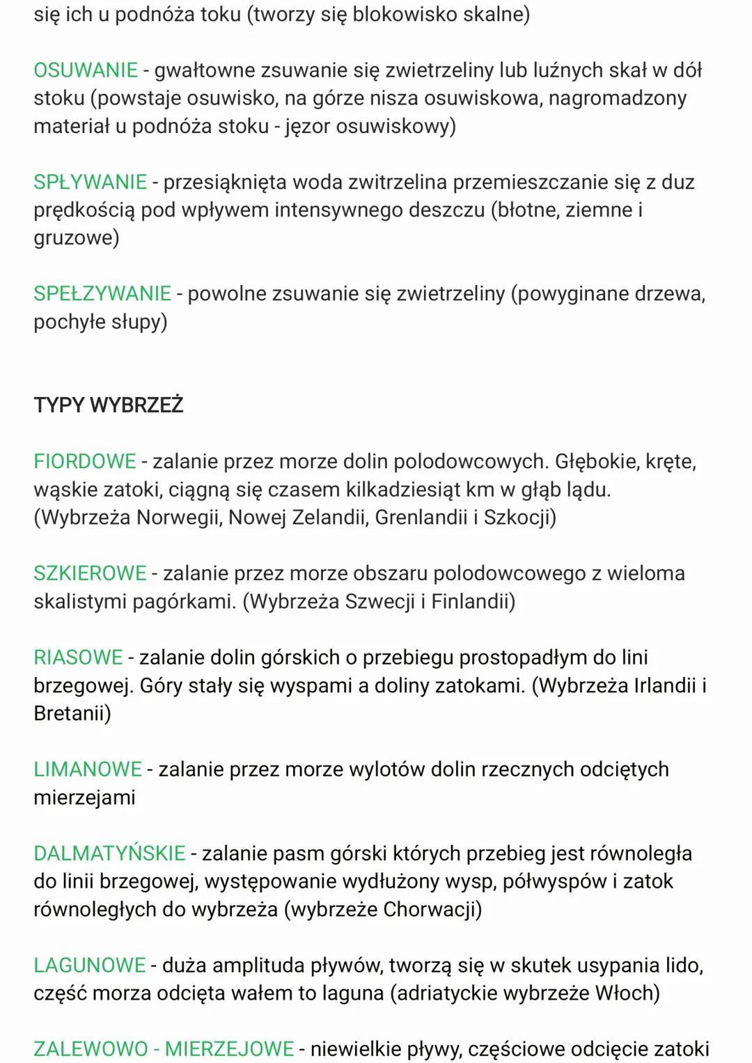 WIETRZENIE - proces, w którym skały ulegają rozkładowi chemicznemu
lub rozpadają się na mniejsze fragmenty
WIETRZENIE MECHANICZNE - najszybc