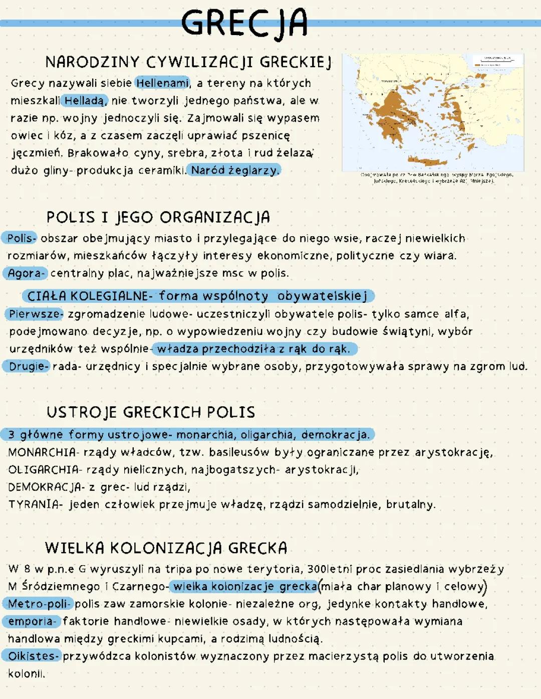 Jak wyglądały narodziny cywilizacji greckiej w starożytności?