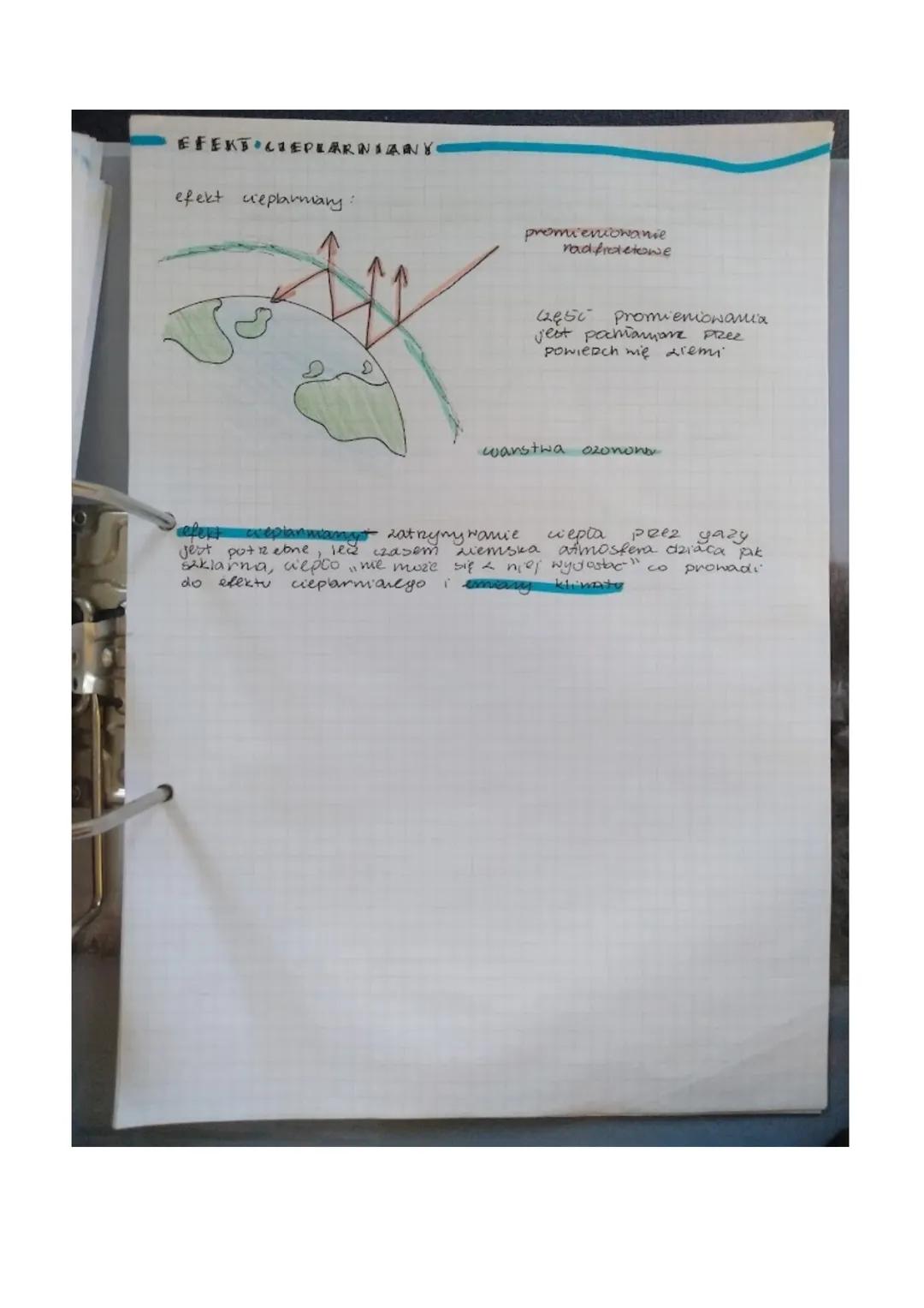 EFEKT CIEPLARNIANNY
efekt cieplarmary :
J
D
promieniowanie
nad frotetowe
(2650 promieniowania
jest pochiamiane Przez
Powierch wię dremi
wars