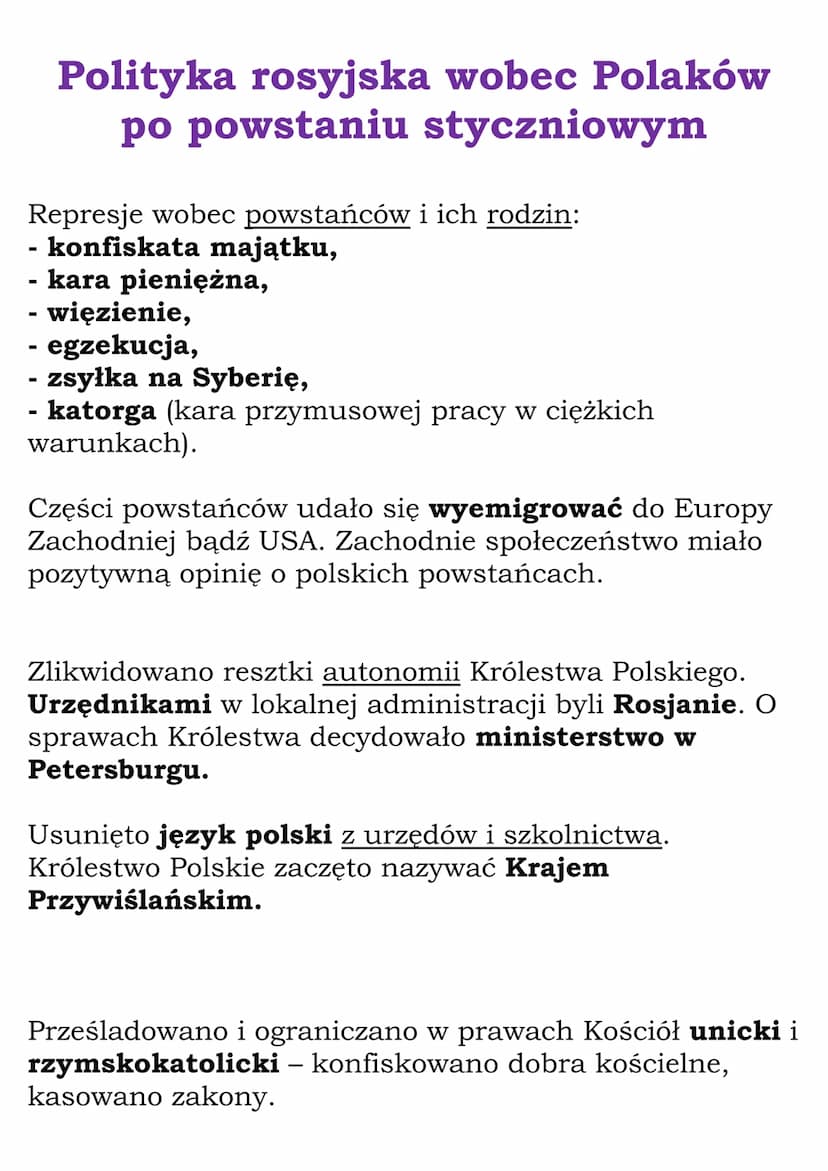 Upadek powstania i
represje wobec Polaków
Romuald Traugutt
W październiku 1863 r. władzę dyktatorką nad
powstaniem powierzono przedstawiciel