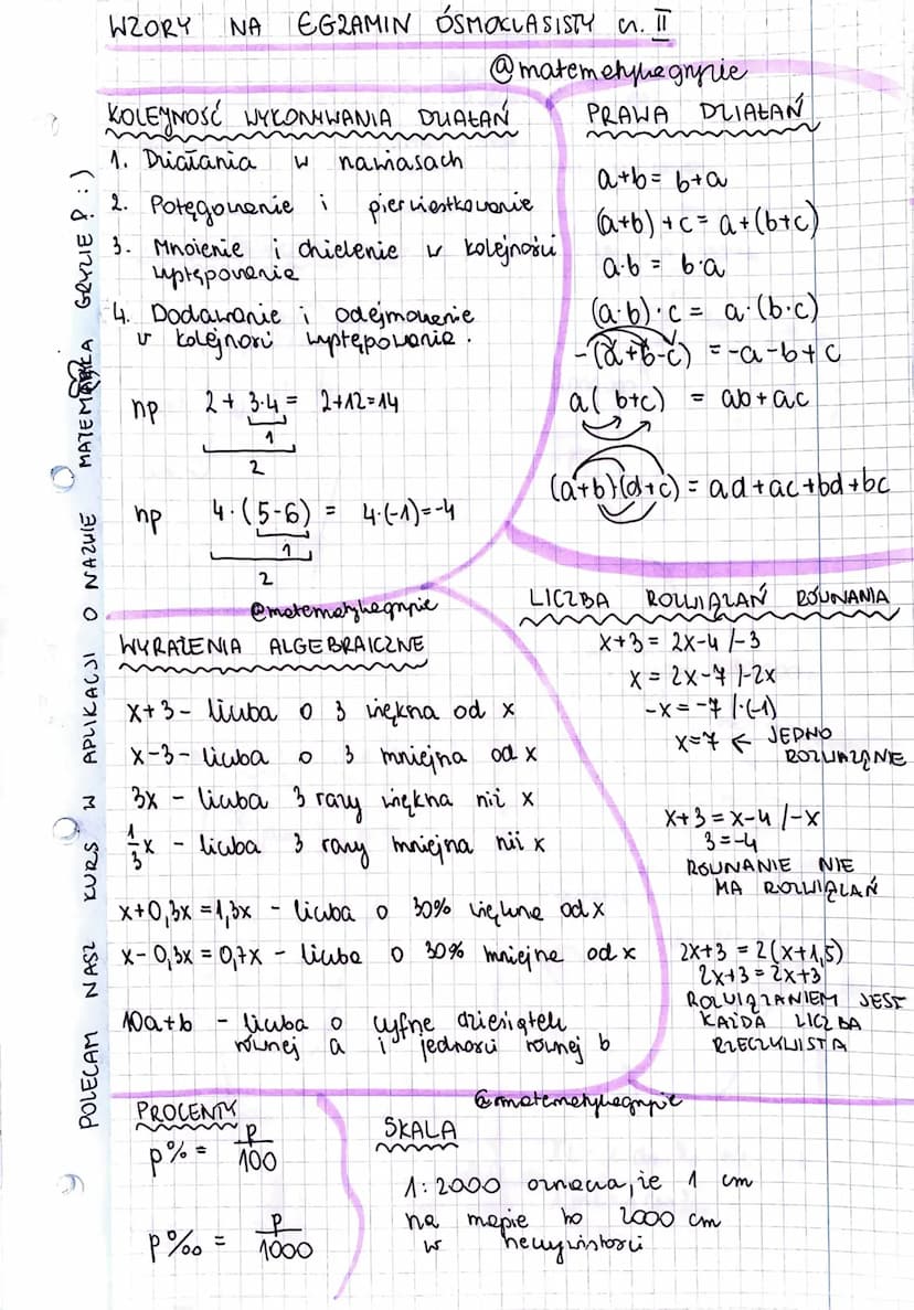 MATEMATY CAGRYZIE ! :)
NAZWIE
O
APLIKACJI
3
NASZ
POBIERZ
WZORY NA EGZAMIN OSMOKLASISTY CZ I
@matematyuegrynie
CYFRY
RZYMSKIE POTĘGI
I-1
IX-9