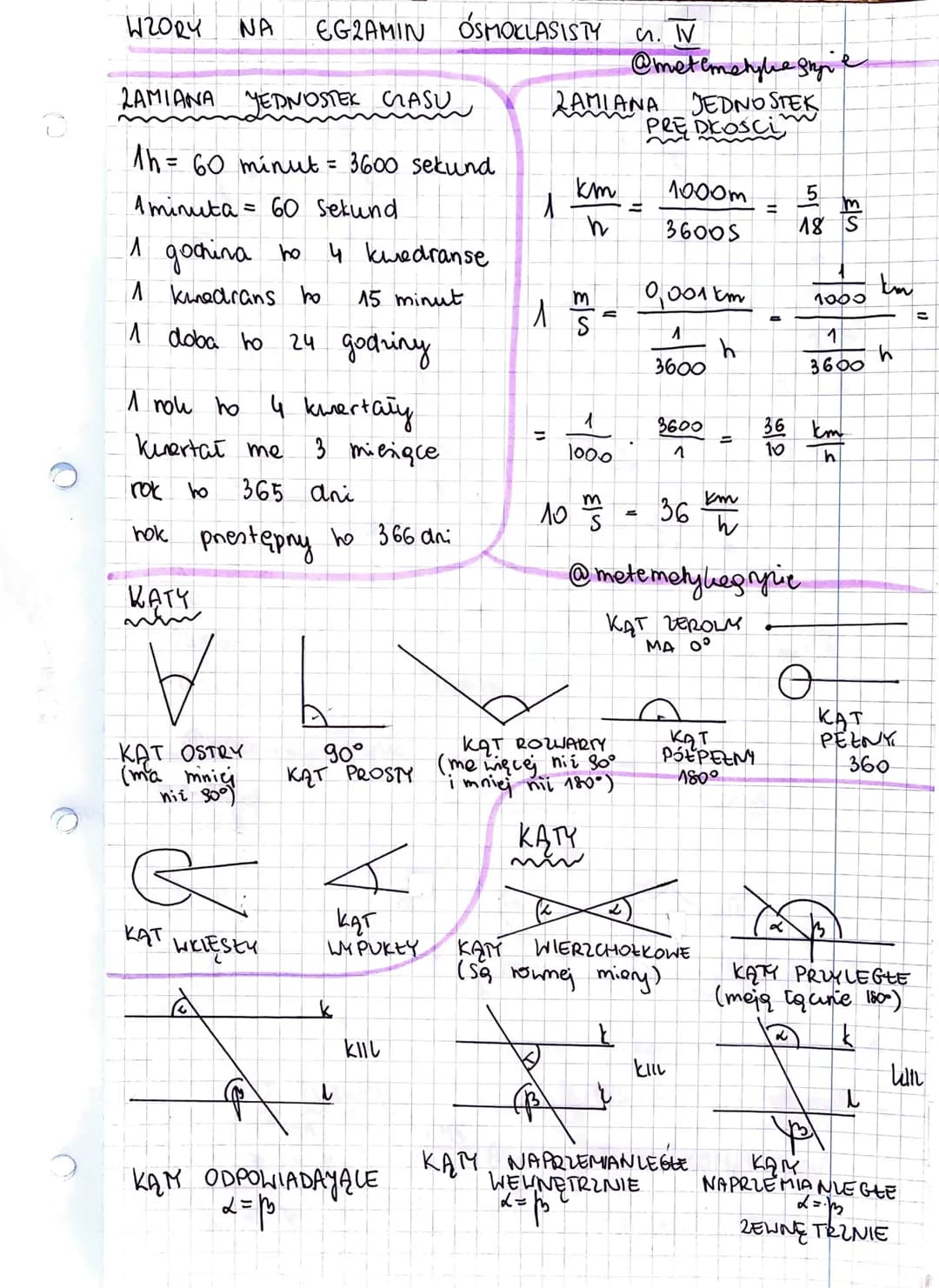 MATEMATY CAGRYZIE ! :)
NAZWIE
O
APLIKACJI
3
NASZ
POBIERZ
WZORY NA EGZAMIN OSMOKLASISTY CZ I
@matematyuegrynie
CYFRY
RZYMSKIE POTĘGI
I-1
IX-9