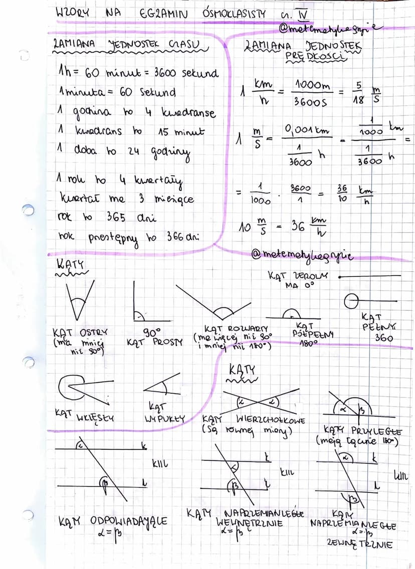 MATEMATY CAGRYZIE ! :)
NAZWIE
O
APLIKACJI
3
NASZ
POBIERZ
WZORY NA EGZAMIN OSMOKLASISTY CZ I
@matematyuegrynie
CYFRY
RZYMSKIE POTĘGI
I-1
IX-9