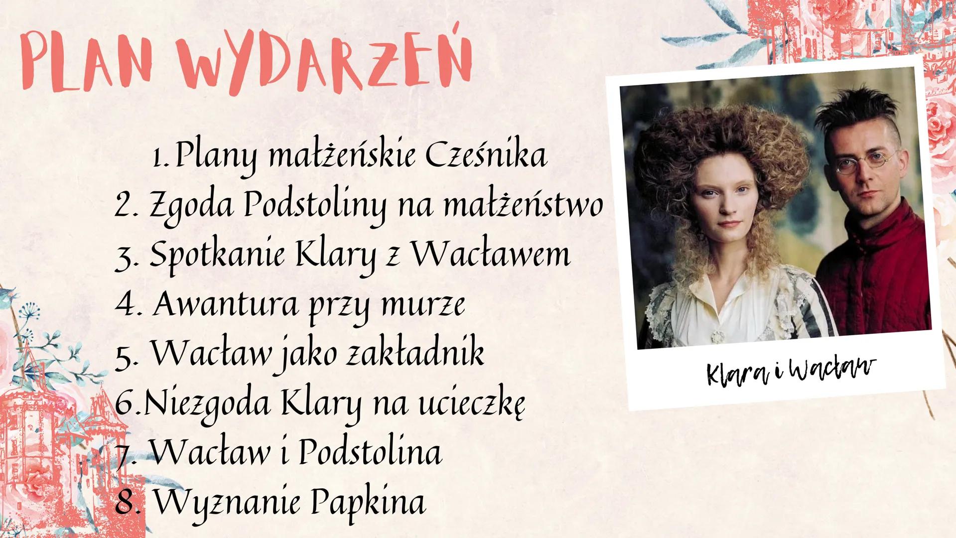 ZEMSTA
Aleksander Fredro
Karina Fiłatowa 8b ELEMENTY ŚWIATA
PRZEDSTAWIONEGO
czas akcji przełom VIII i XIX w
W.
miejsce nkcji zamek w Polsce
