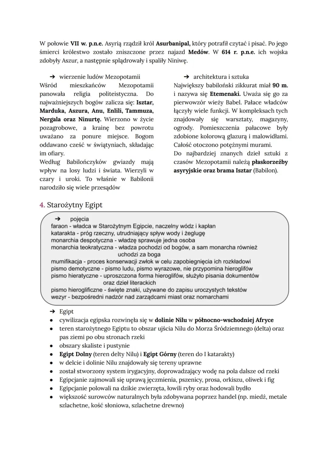 STAROŻYTNOŚĆ
1. Początki historii
pojęcia
antropogeneza - pochodzenie i wczesne dzieje człowieka
antropologia - badania zajmujące się pochod