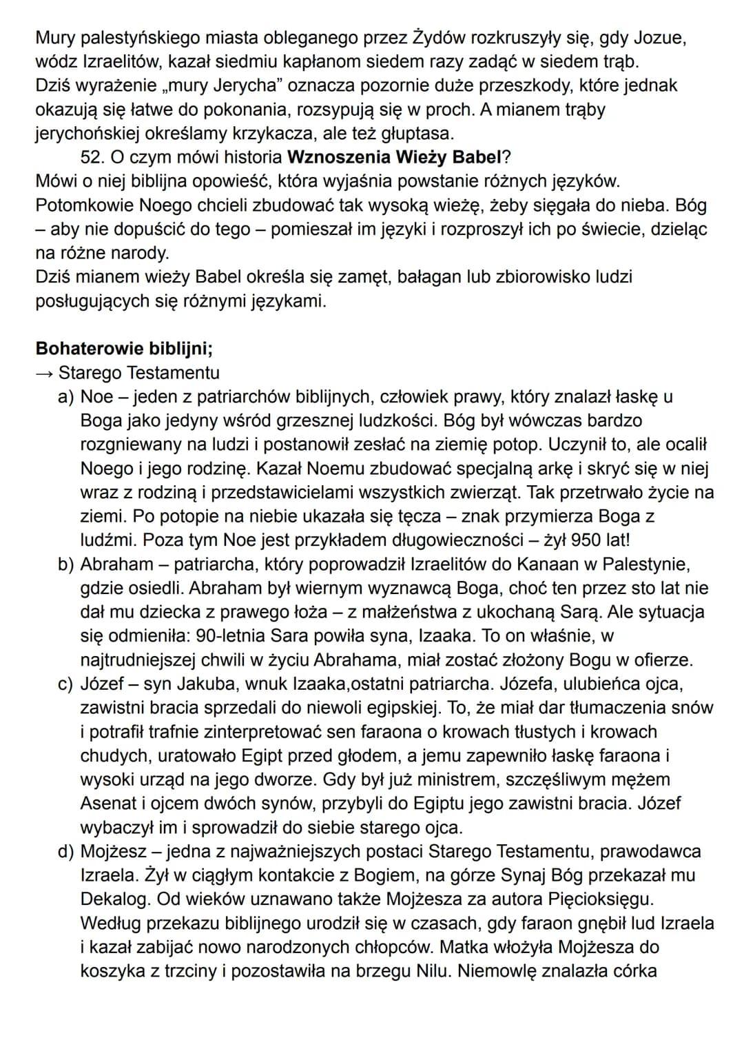 BIBLIA - ogólne;
1. Jakie są przyczyny popularności Biblii:?
źródło prawdy dla wierzących, kodeks moralny
zaspokaja ludzką ciekawość na tema