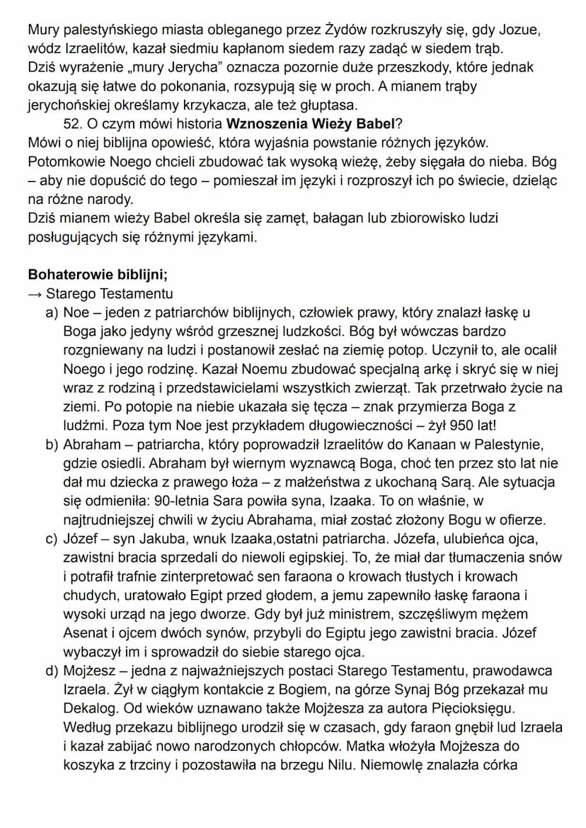 BIBLIA - ogólne;
1. Jakie są przyczyny popularności Biblii:?
źródło prawdy dla wierzących, kodeks moralny
zaspokaja ludzką ciekawość na tema