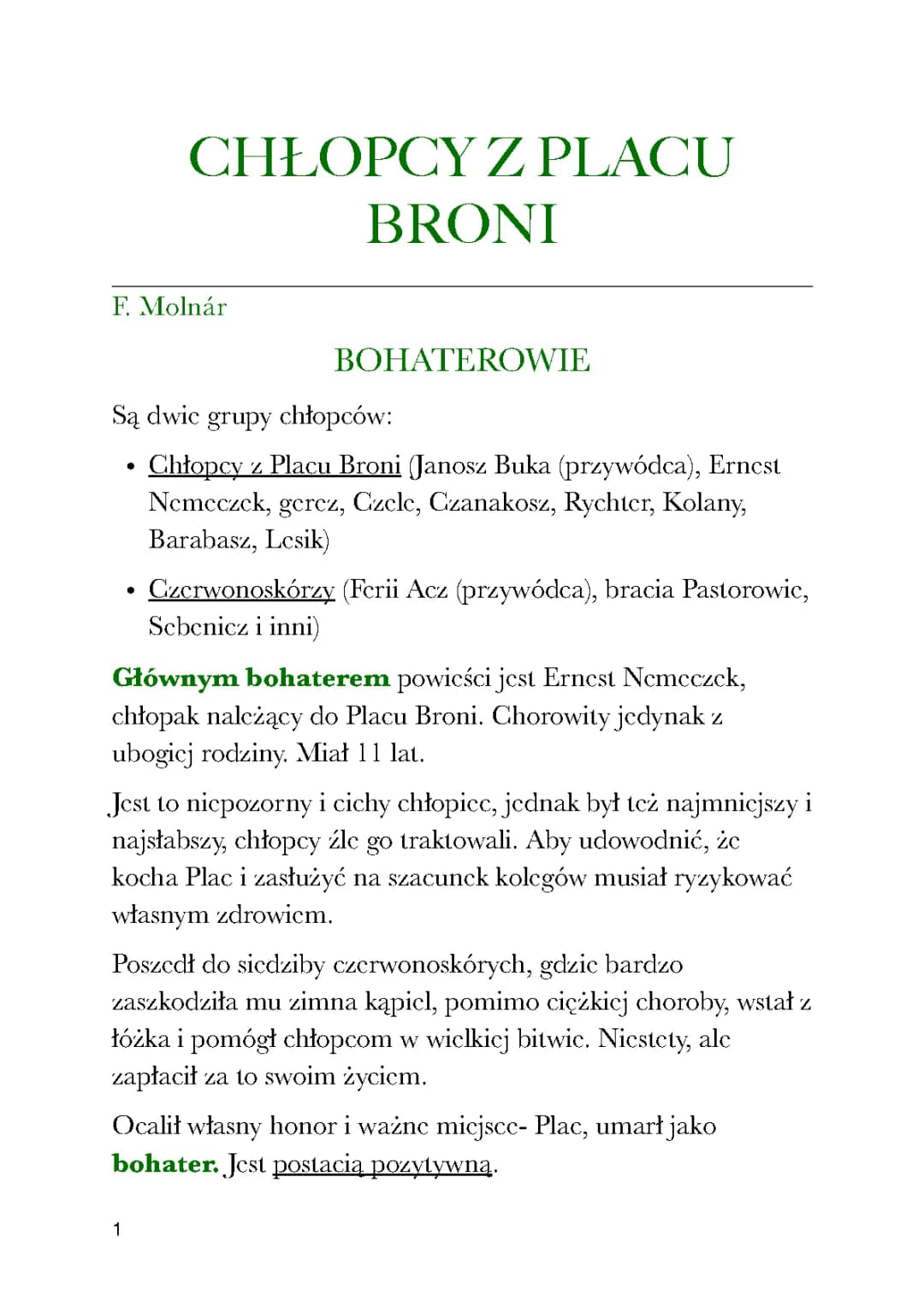 Chłopcy z Placu Broni