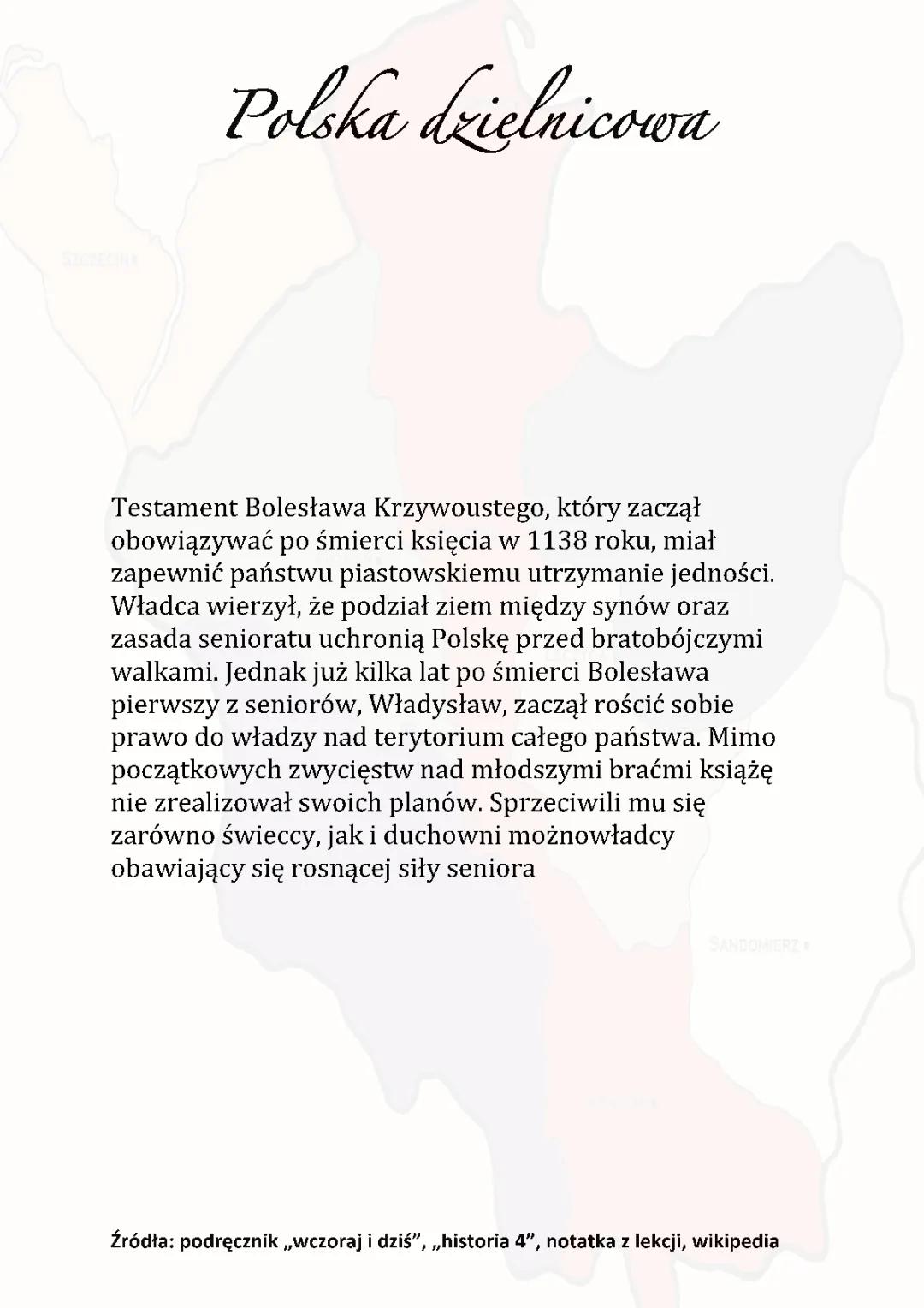 Poznaj Polskę Dzielnicową