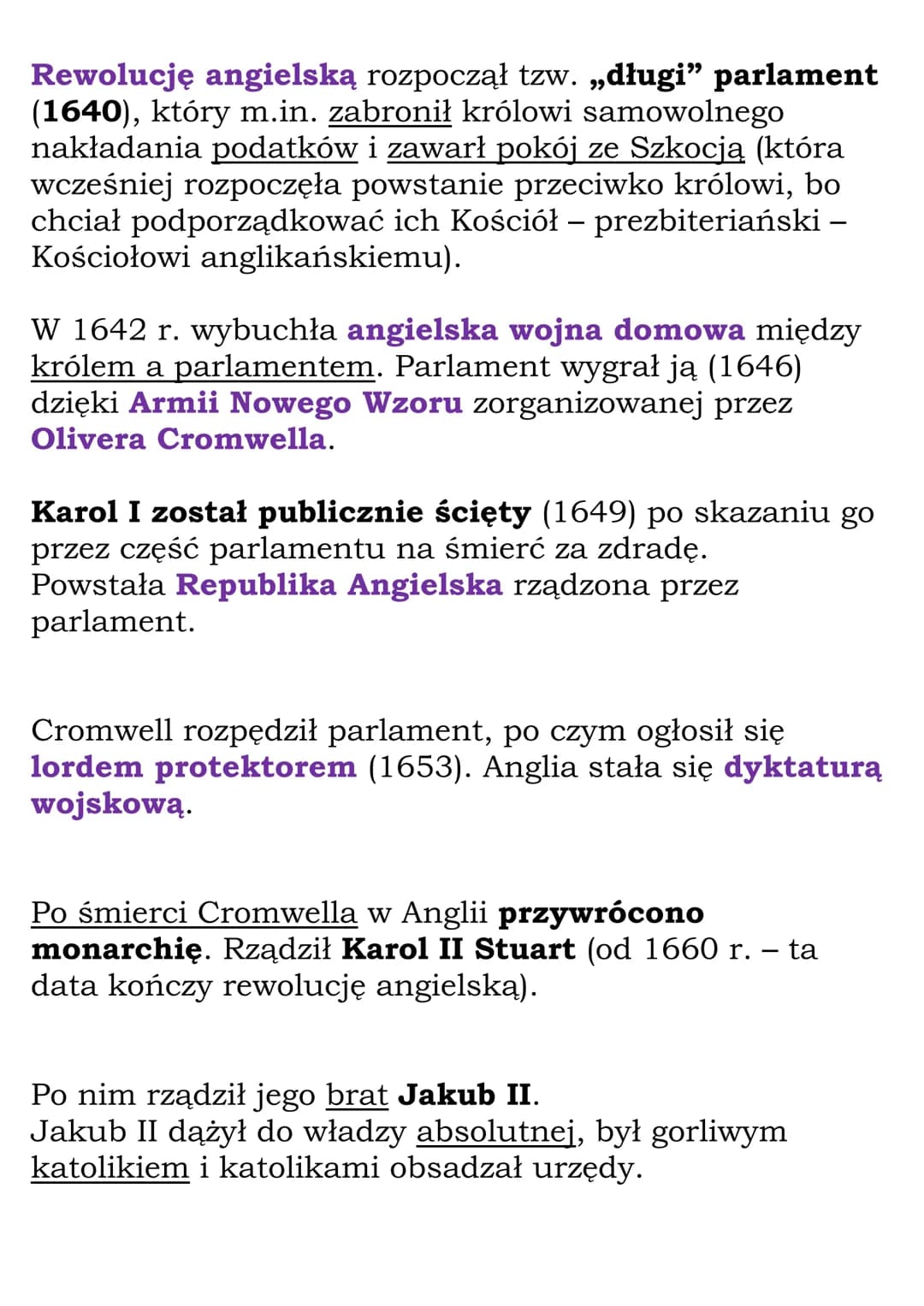 Monarchia parlamentarna
w Anglii
Elżbieta I Wielka (córka Henryka VIII) rządziła w
Anglii w latach 1558 – 1603. Okres jej panowania
nazywamy