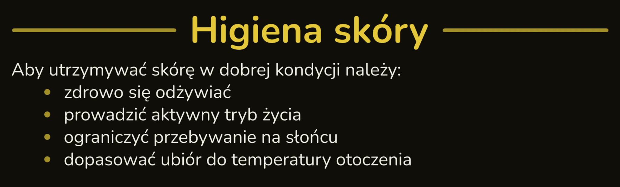 CHOROBY I HIGIENA SKÓRY
---
Diagnostyka chorób skóry —
Dermatologia zajmuje się budową, funkcjonowaniem i schorzeniami
skóry
Istnieją dwa ba
