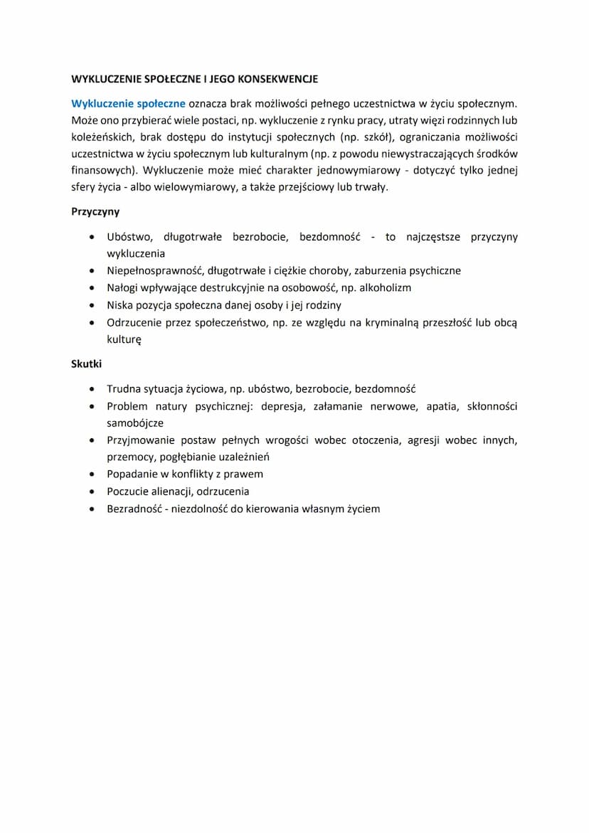 WOS - FUNKCJONOWANIE SPOŁECZEŃSTWA
STRUKTURA SPOŁECZNA
●
Struktura społeczna układ wzajemnie powiązanych elementów składowych
społeczeństwa,