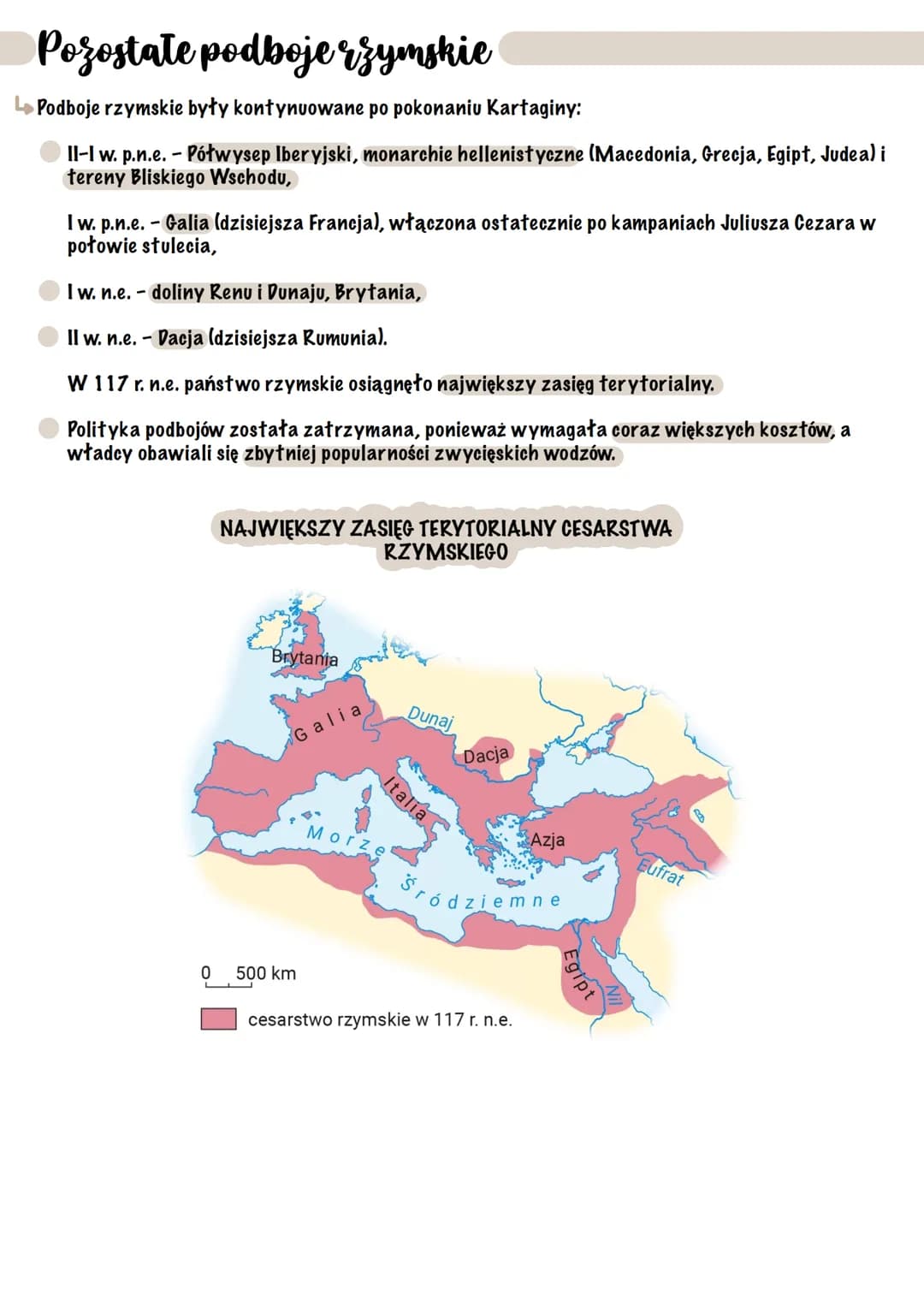 Podboje rzymskie
AA
AAAAA
AAAAA
AAAAA
AAAAA
AAAAA
Podboje rzymskie były dokonywane w celu:
powiększenia terytorium państwa (m.in. zyskiwano 