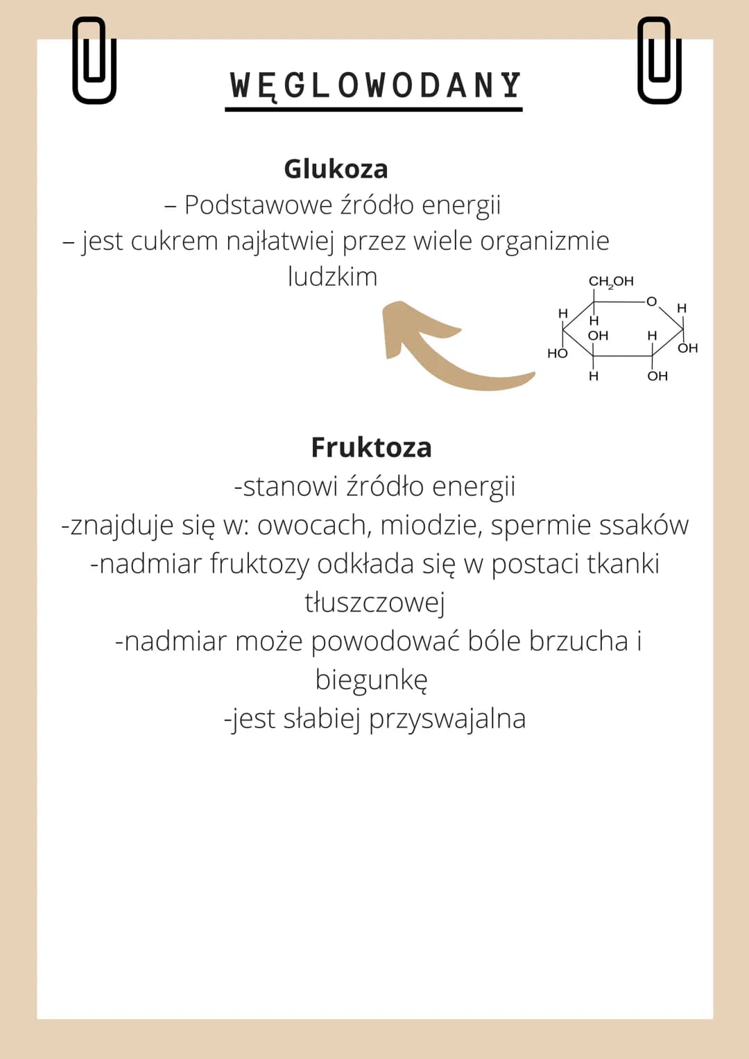 U
U
-W węglowodanach zawsze znajdziemy trzy pierwiastki
-Węglowodany to związki organiczne zbudowane z
atomów węgla, wodoru, tlenu.
WĘGLOWOD