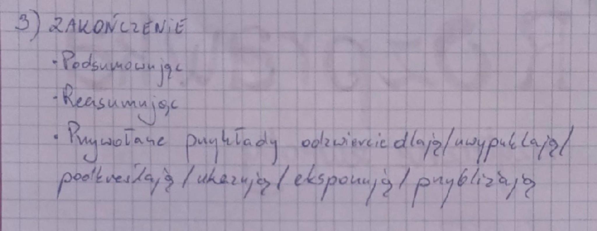 # Rozprawka

użyteczne zwroty

1) WSTEP

• W tekstack kultury można odnaleźć motyw
(tematu) ukazany jako (sila, wartośd,
ess pozytywnegolneg
