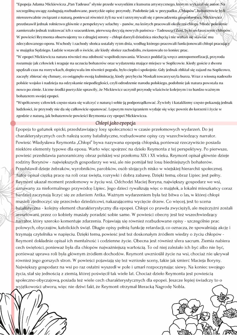 Rodzaj literacki: epika
Geneza powieści:
Prace nad utworem pisarz rozpoczął w 1899 roku, a ukończył w 1909. Powieść była drukowana w „Tygodn