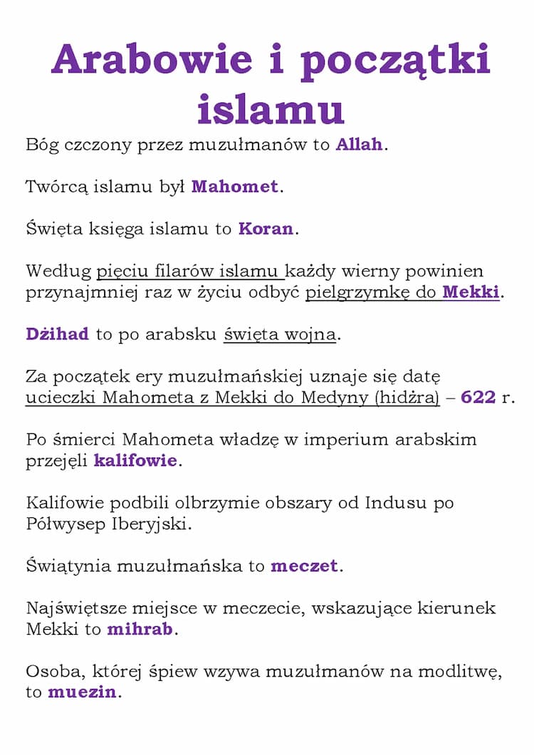 Know Arabowie i początki islamu thumbnail