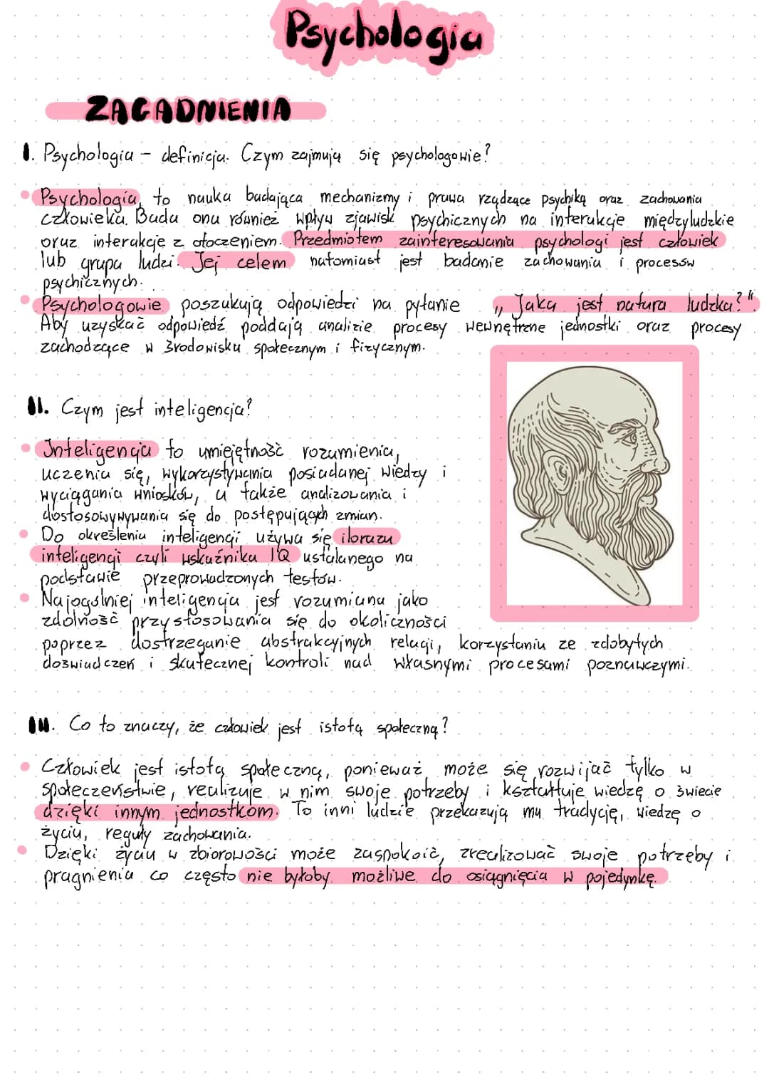 Podstawy Psychologii: Definicje i Kluczowe Tematy