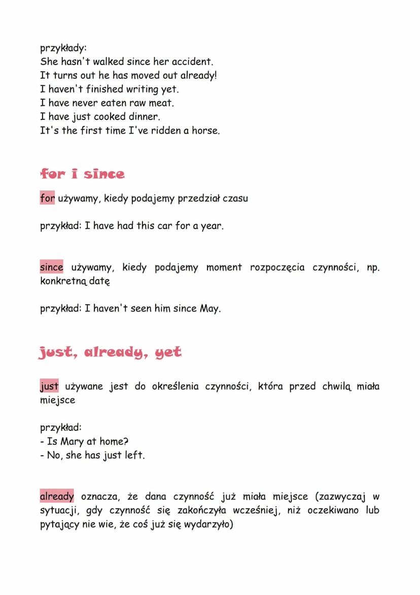 PRESENT PERFECT
Present Perfect to jeden z najważniejszych czasów w języku angielskim i
jego zrozumienie jest ważnym krokiem w nauce języka.