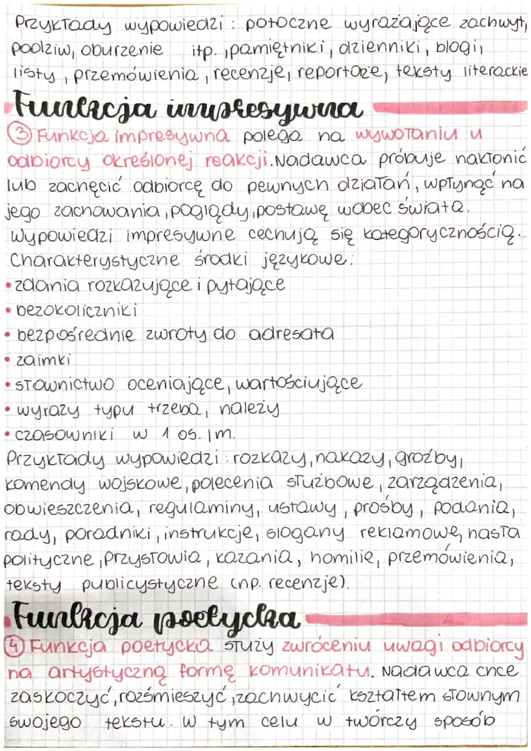 j.polski
Alkt komunikacji języlzowej
Przekazując i odbierając wiadomości za pośrednictwen
języka mówionego lub pisanego, uczestniczymy w
kom