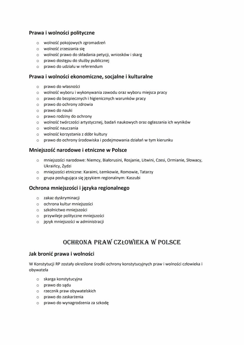Prawa i wolności
PRAWA CZŁOWIEKA
KONSTYTUCYJNE PRAWA CZŁOWIEKA
Prawa
,,prawa pozytywne", na ich podstawie jednostka
może domagać się podjęci