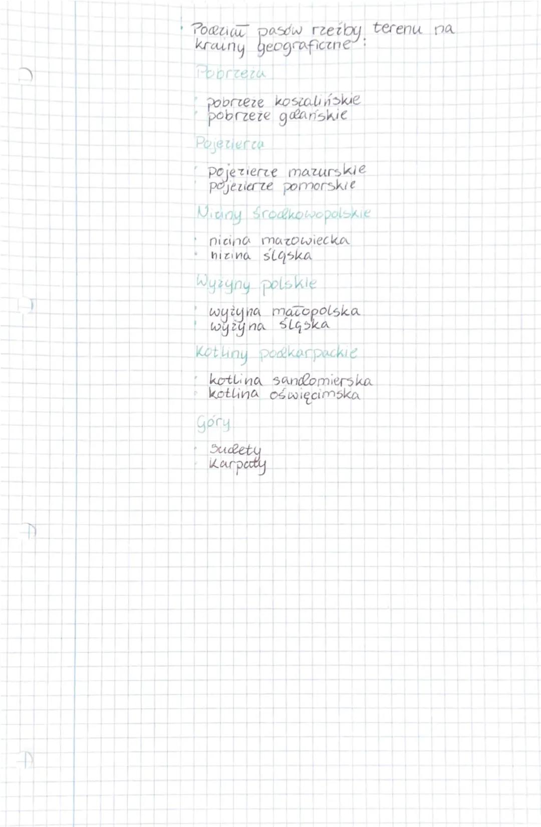 - ukształtowanie powierzchni Polski =
·
•
Uksztatowanie powierzchi Polski
jest wynikiem działalności czynników:
→wewnętrznych
..
· ruchy gór