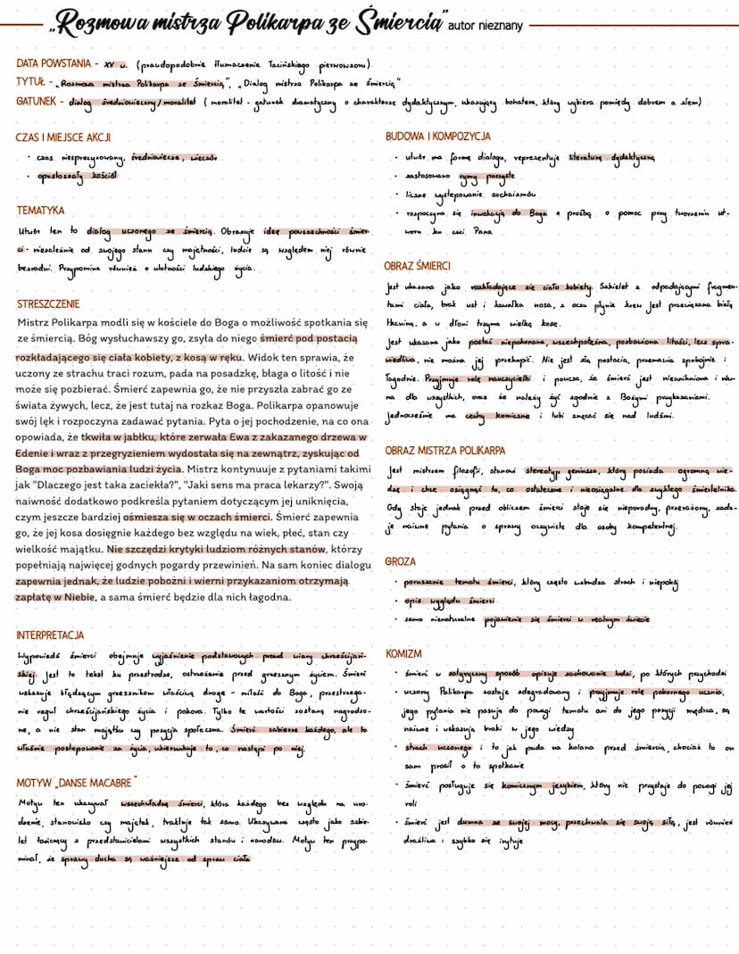 Lament świętokrzyski autor nieznany
Utwory średniowiecza
DATA POWSTANIA - okoTo XV w.
TYTUŁ,. Lament świętokrzyski", Posluchajcie bracia mil