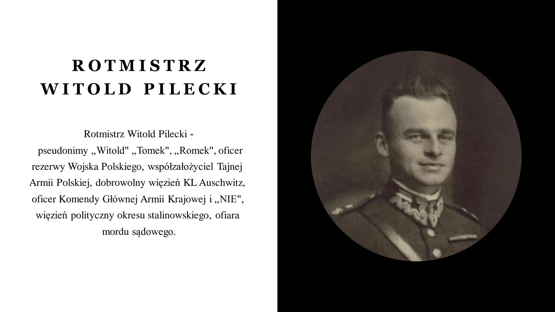 ŻOŁNIERZE WYKLĘCI
1944-1956 ŻOŁNIERZE WYKLĘCI
Żołnierze Wyklęci byli żołnierzami polskiego powojennego podziemia
niepodległościowego i antyk