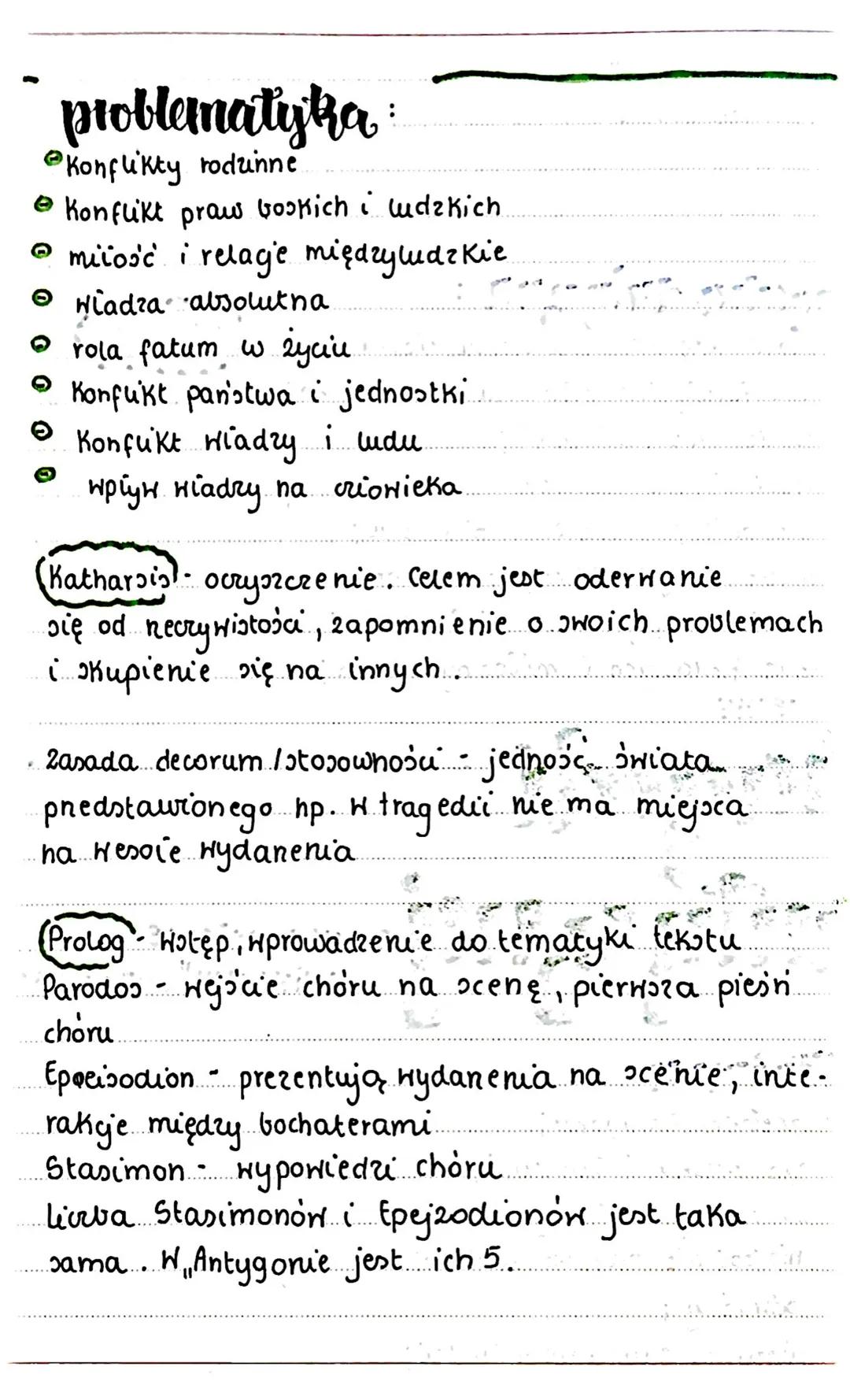 --- OCR Start ---
PRAHO LUDZKIE A PRAHO BOSKIE
O KONFLIKCIE TRAGICZNYM H
Auntygonie
Cras i miejsce akcji:
Paiac wievach.
- Do 24 h.
Bochater