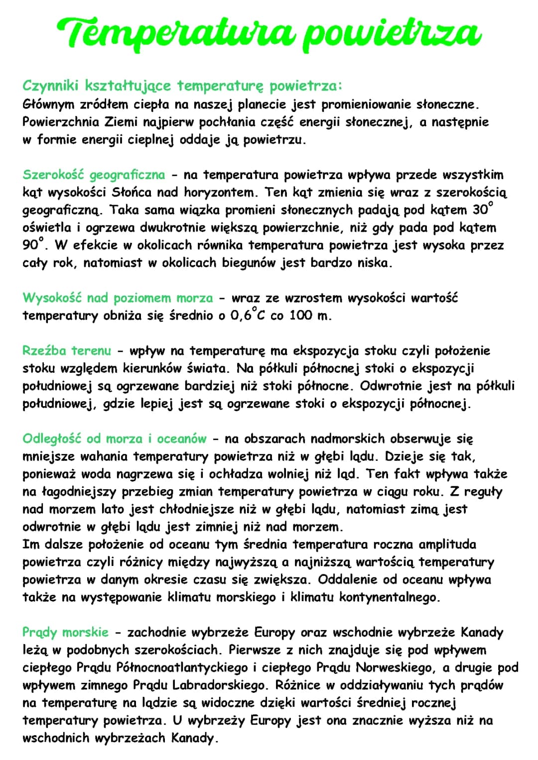 Temperatura powietrza 
