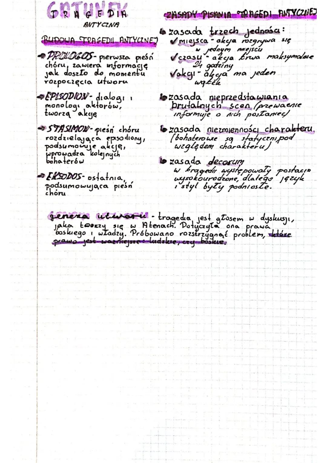 ANTYGONA
BOHATEROWIE
ANTYGONA
LISMENA siostra Antygony
SCREON-Władca Teb
EUREDYKA Fona Kreona
↳ HAJMON-syn Kreona, Euredyko
TEREZJASZ Ślepy 