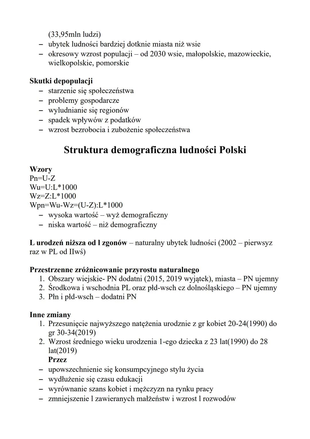# Ludność i urbanizacja w Polsce

1. Liczba ludności polski i jej zmiany

Województwa (16)
Powiaty ziemskie Powiaty grodzkie
Gminy miejskie/