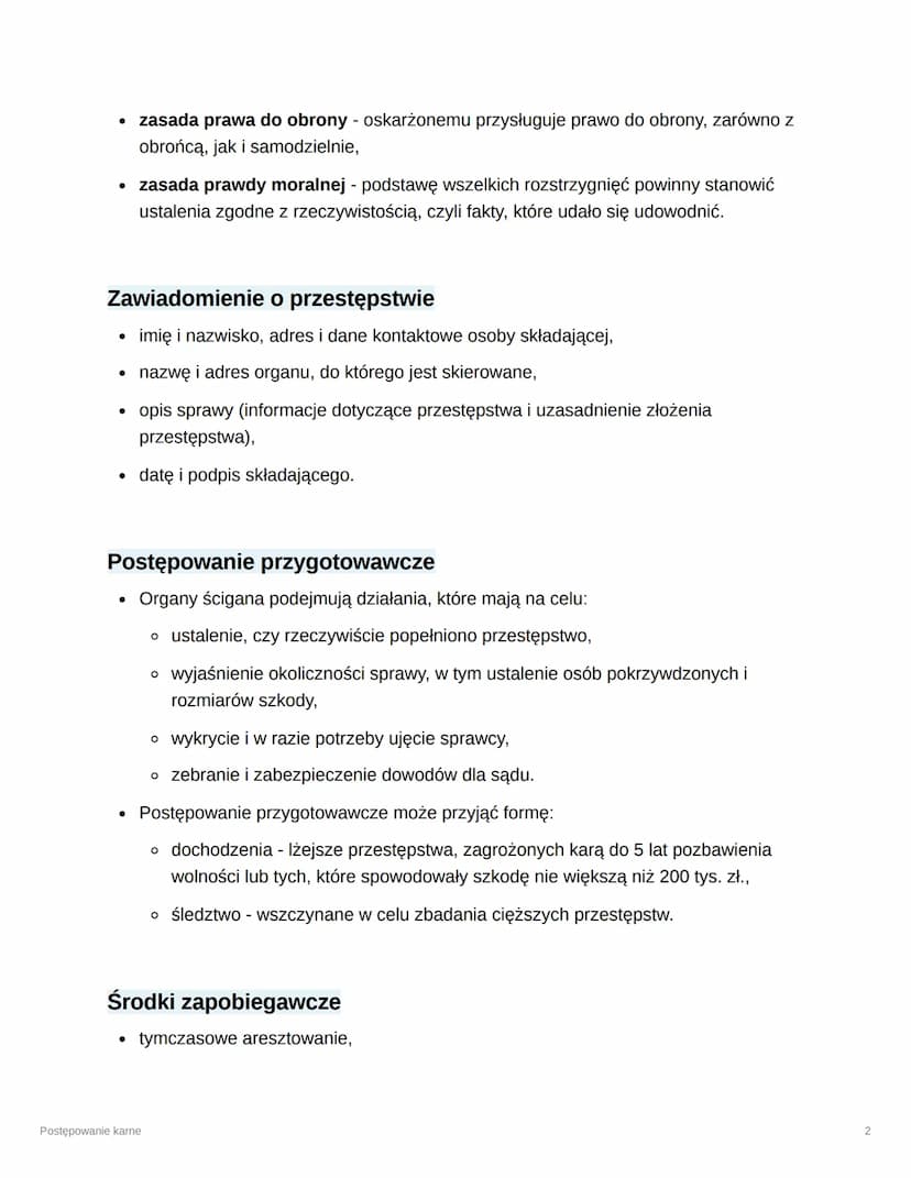 Postępowanie karne
Klasa
Reviewed
WENNICE
Klasa 3
CLASSIFIED 5
Postępowanie karne
Przebieg postępowania karnego
• postępowanie przygotowawcz