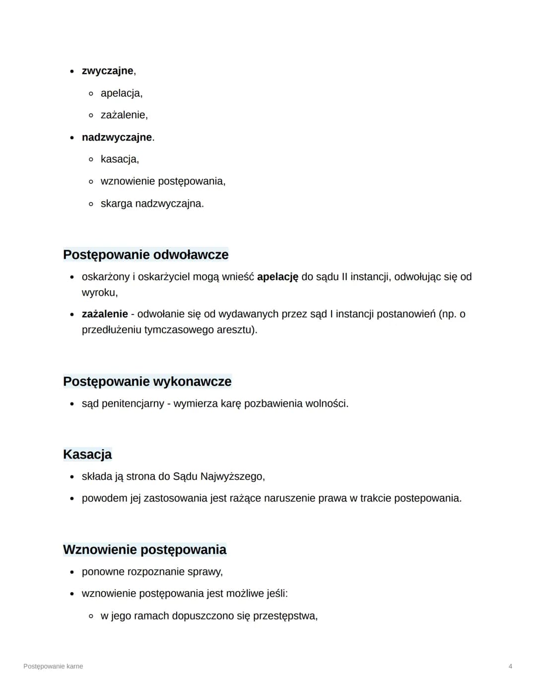 Postępowanie karne
Klasa
Reviewed
WENNICE
Klasa 3
CLASSIFIED 5
Postępowanie karne
Przebieg postępowania karnego
• postępowanie przygotowawcz
